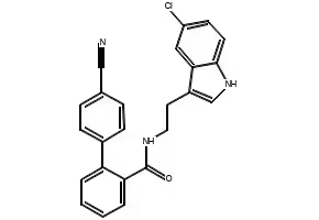 5-CHLORO-3-ETHYL-N-(4-(PIPERIDIN-1-YL)PHENETHYL)-1H-INDOLE-2-CARBOXAMIDE structure, CAS 868273-06-7