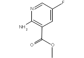 2-AMINO-5-FLUORO-3-PYRIDINECARBOXYLIC ACID METHYL ESTER structure, CAS 1211535-54-4
