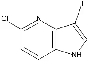5-CHLORO-3-IODO-1H-PYRROLO[3,2-B]PYRIDINE structure, CAS 1190310-88-3