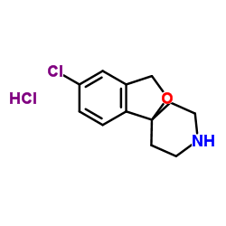 5-CHLORO-3H-SPIRO[ISOBENZOFURAN-1,4'-PIPERIDINE] HYDROCHLORIDE structure, CAS 1190965-20-8