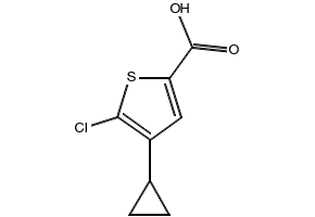 5-CHLORO-4-NITROTHIOPHENE-2-CARBOXYLIC ACID structure, CAS 89166-85-8