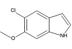 5-CHLORO-6-METHOXY-1H-INDOLE structure, CAS 90721-60-1