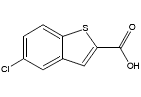 5-CHLOROBENZO[B]THIOPHENE-2-CARBOXYLIC ACID structure, CAS 13771-75-0