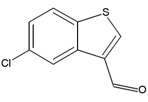 5-CHLOROBENZO[B]THIOPHENE-3-CARBALDEHYDE structure, CAS 16296-68-7