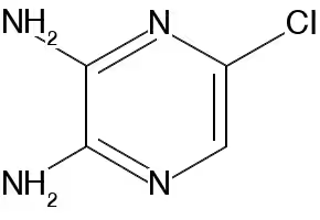 5-CHLOROPYRAZINE-2,3-DIAMINE structure, CAS 1259479-81-6