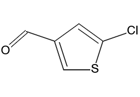 5-CHLOROTHIOPHENE-3-CARBALDEHYDE structure, CAS 36155-85-8