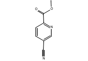 5-CYANOPYRIDINE-2-CARBOXYLIC ACID METHYL ESTER structure, CAS 76196-66-2