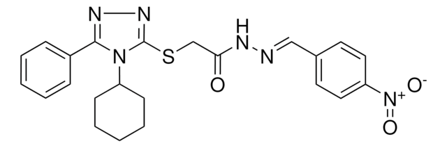 5-CYCLOHEXYL-3-(4-NITROPHENYL)-1,2,4-OXADIAZOLE structure, CAS 54608-93-4