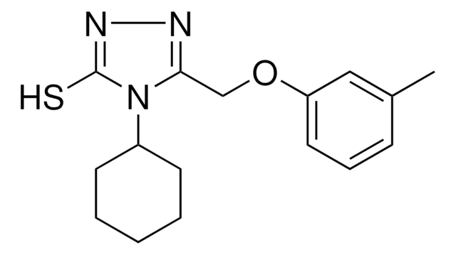 5-CYCLOHEXYL-4-METHYL-4H-1,2,4-TRIAZOLE-3-THIOL structure, CAS 335220-81-0