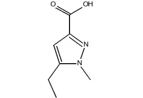 5-ETHYL-1-METHYL-1H-PYRAZOLE-3-CARBOXYLIC ACID structure, CAS 165744-15-0