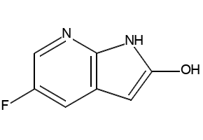 5-FLUORO-1H-PYRROLO[2,3-B]PYRIDIN-2(3H)-ONE structure, CAS 1190314-85-2