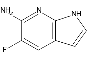 5-FLUORO-1H-PYRROLO[2,3-B]PYRIDIN-6-AMINE structure, CAS 1190321-94-8