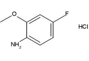 5-FLUORO-2-METHOXYANILINE HYDROCHLORIDE structure, CAS 326-83-0