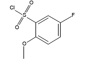 5-FLUORO-2-METHOXYBENZENE-1-SULFONYL CHLORIDE structure, CAS 67475-56-3