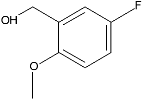 5-FLUORO-2-METHOXYBENZYLALCOHOL structure, CAS 426831-32-5