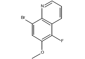 5-FLUORO-6-METHOXYQUINOLINE structure, CAS 88288-04-4