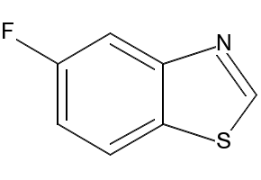 5-FLUOROBENZO[D]THIAZOLE structure, CAS 1644-85-5