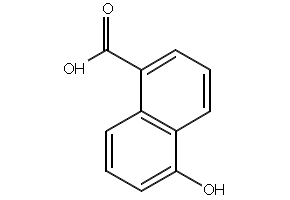5-HYDROXY-1-NAPHTHOIC ACID structure, CAS 2437-16-3