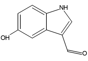 5-HYDROXY-1H-INDOLE-3-CARBALDEHYDE structure, CAS 3414-19-5