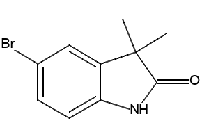 5-HYDROXY-3,3-DIMETHYLINDOLIN-2-ONE structure, CAS 80711-56-4