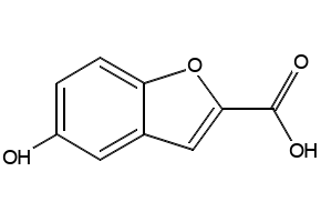 5-HYDROXYBENZOFURAN-2-CARBOXYLIC ACID structure, CAS 56172-36-2