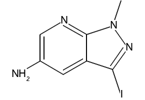5-IODO-1-METHYL-1H-PYRAZOLO[3,4-B]PYRIDIN-3-AMINE structure, CAS 766515-35-9