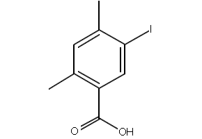 5-IODO-2,4-DIMETHYLBENZOIC ACID structure, CAS 742081-03-4