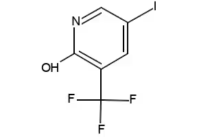 5-IODO-2-HYDROXY-3-(TRIFLUOROMETHYL)PYRIDINE structure, CAS 887707-23-5