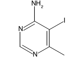 5-IODO-6-METHYLPYRIMIDIN-4-AMINE structure, CAS 83410-18-8