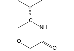 5-ISOPROPYLMORPHOLIN-3-ONE structure, CAS 127958-60-5
