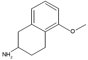 5-METHOXY-1,2,3,4-TETRAHYDRONAPHTHALEN-2-AMINE structure, CAS 4018-91-1