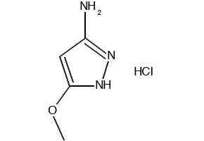 5-METHOXY-1H-PYRAZOL-3-AMINE HYDROCHLORIDE structure, CAS 110884-53-2