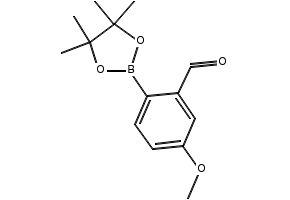 5-METHOXY-2-(4,4,5,5-TETRAMETHYL-1,3,2-DIOXABOROLAN-2-YL)BENZALDEHYDE structure, CAS 1132669-90-9