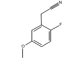 5-METHOXY-2-FLUOROBENZYLCYANIDE structure, CAS 672931-28-1