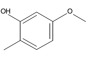 5-METHOXY-2-METHYLPHENOL structure, CAS 20734-74-1