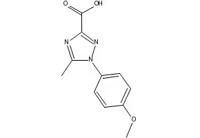 5-METHYL-1-(4-NITROPHENYL)-1H-1,2,4-TRIAZOLE-3-CARBOXYLIC ACID structure, CAS 1025-88-3