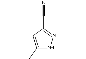 5-METHYL-1H-PYRAZOLE-3-CARBONITRILE structure, CAS 38693-82-2