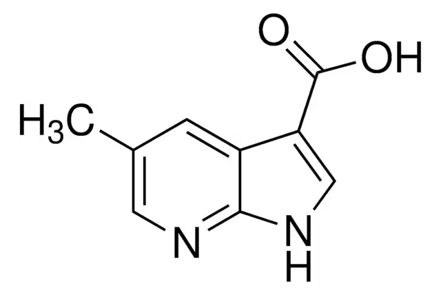 5-METHYL-1H-PYRROLO[2,3-B]PYRIDINE-3-CARBOXYLIC ACID structure, CAS 1198095-99-6