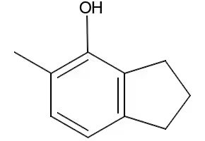 5-METHYL-2,3-DIHYDRO-1H-INDEN-4-OL structure, CAS 20294-31-9