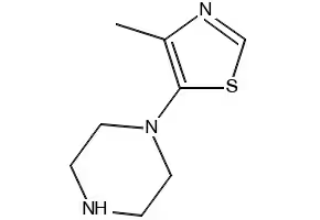 5-METHYL-2-(PIPERAZIN-1-YL)THIAZOLE structure, CAS 118113-05-6
