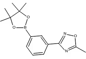 5-METHYL-3-(3-(4,4,5,5-TETRAMETHYL-1,3,2-DIOXABOROLAN-2-YL)PHENYL)-1,2,4-OXADIAZOLE structure, CAS 1256359-28-0