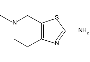5-METHYL-4,5,6,7-TETRAHYDROTHIAZOLO[5,4-C]PYRIDIN-2-AMINE structure, CAS 17899-48-8