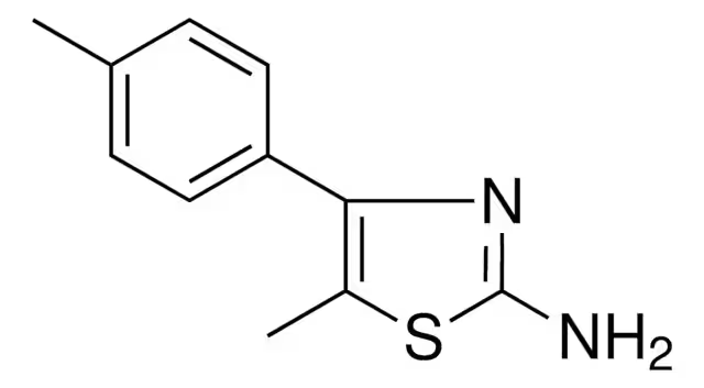 5-METHYL-4-(P-TOLYL)THIAZOL-2-AMINE structure, CAS 16942-66-8