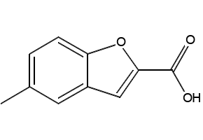 5-METHYLBENZOFURAN-2-CARBOXYLIC ACID structure, CAS 10242-09-8