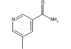 5-METHYLNICOTINAMIDE structure, CAS 70-57-5