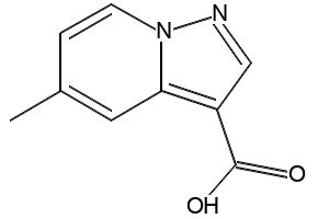 5-METHYLPYRAZOLO[1,5-A]PYRIDINE-3-CARBOXYLIC ACID structure, CAS 143803-80-9