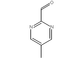 5-METHYLPYRIMIDINE-2-CARBALDEHYDE structure, CAS 90905-62-7
