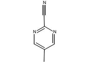 5-METHYLPYRIMIDINE-2-CARBONITRILE structure, CAS 38275-54-6