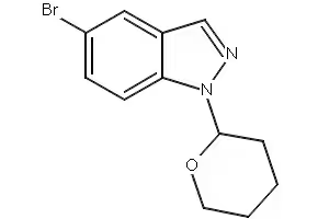 5-NITRO-1-(TETRAHYDRO-2H-PYRAN-2-YL)-1H-INDAZOLE structure, CAS 150187-64-7