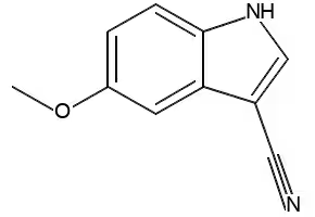 5-NITRO-1H-INDOLE-3-CARBONITRILE structure, CAS 7147-14-0